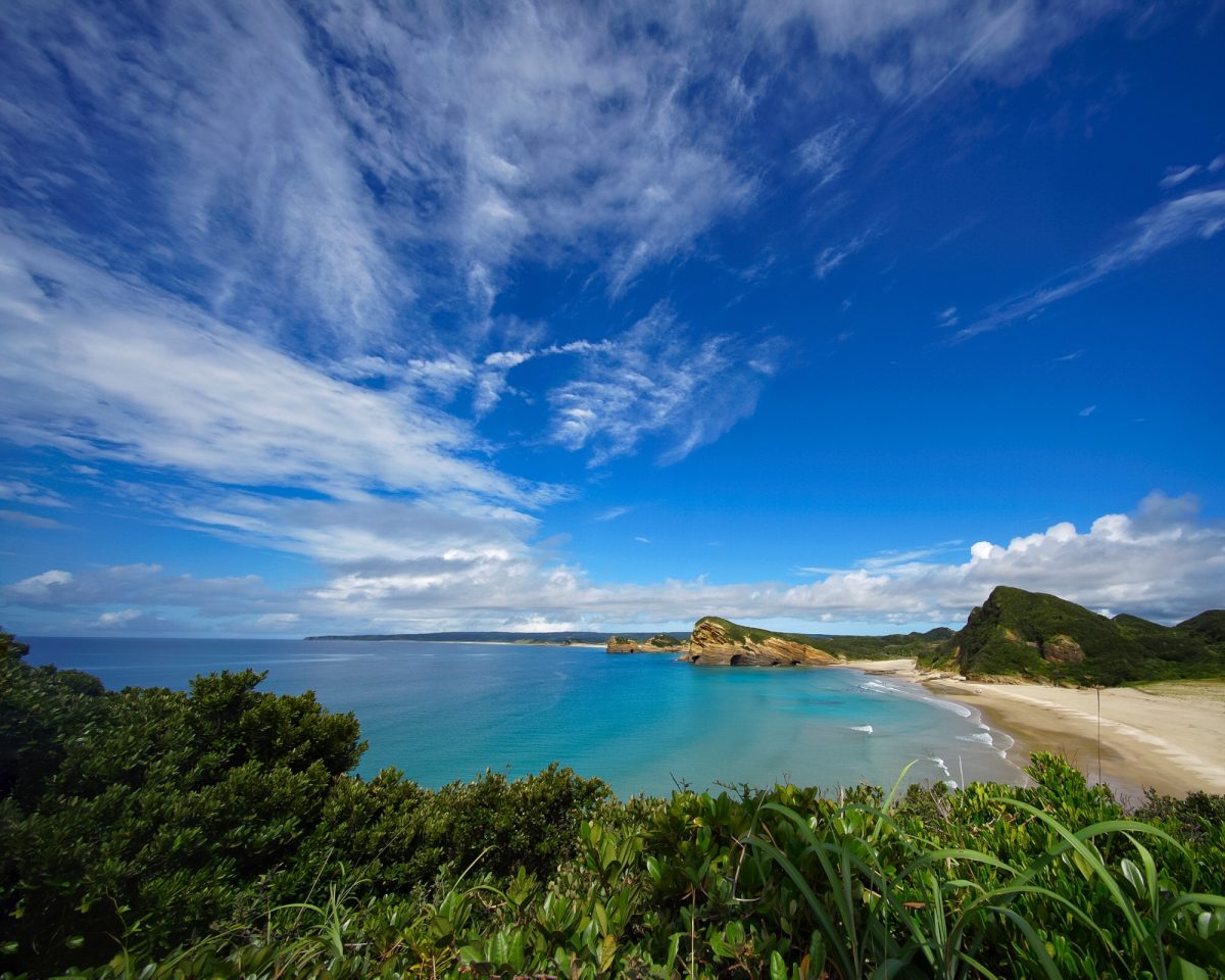 離島、種子島の事前豊かな風景